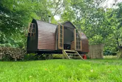 Glamping shepherd's hut Glamping shepherd's hut