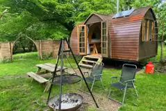 Glamping shepherd's hut Glamping shepherd's hut