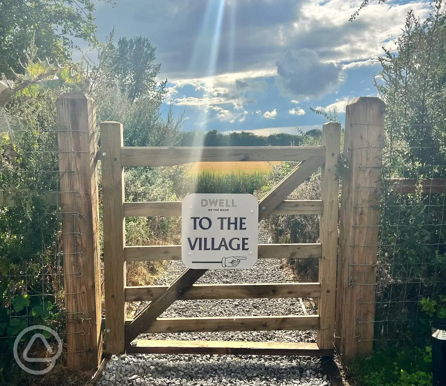 Footpath to the village