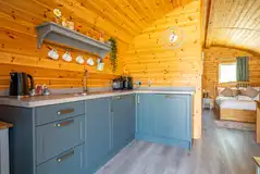 Ensuite glamping pods fully equipped kitchenette Ensuite glamping pods fully equipped kitchenette