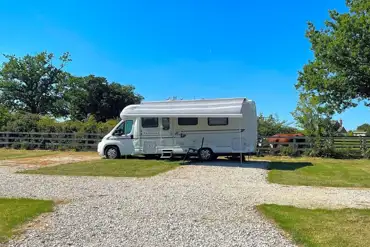 Electric hardstanding touring pitches with 16 amp hook up