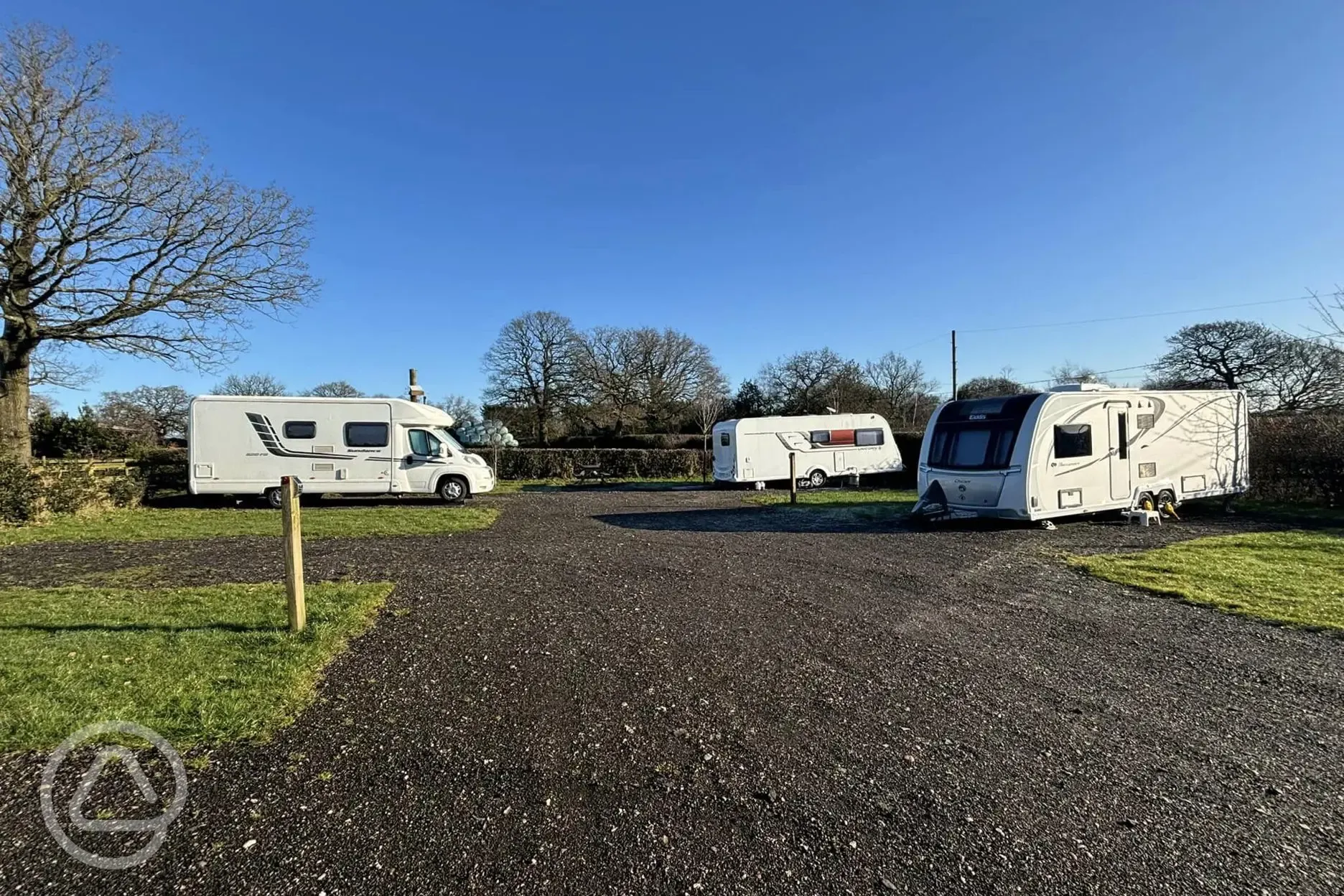 Electric hardstanding touring pitches