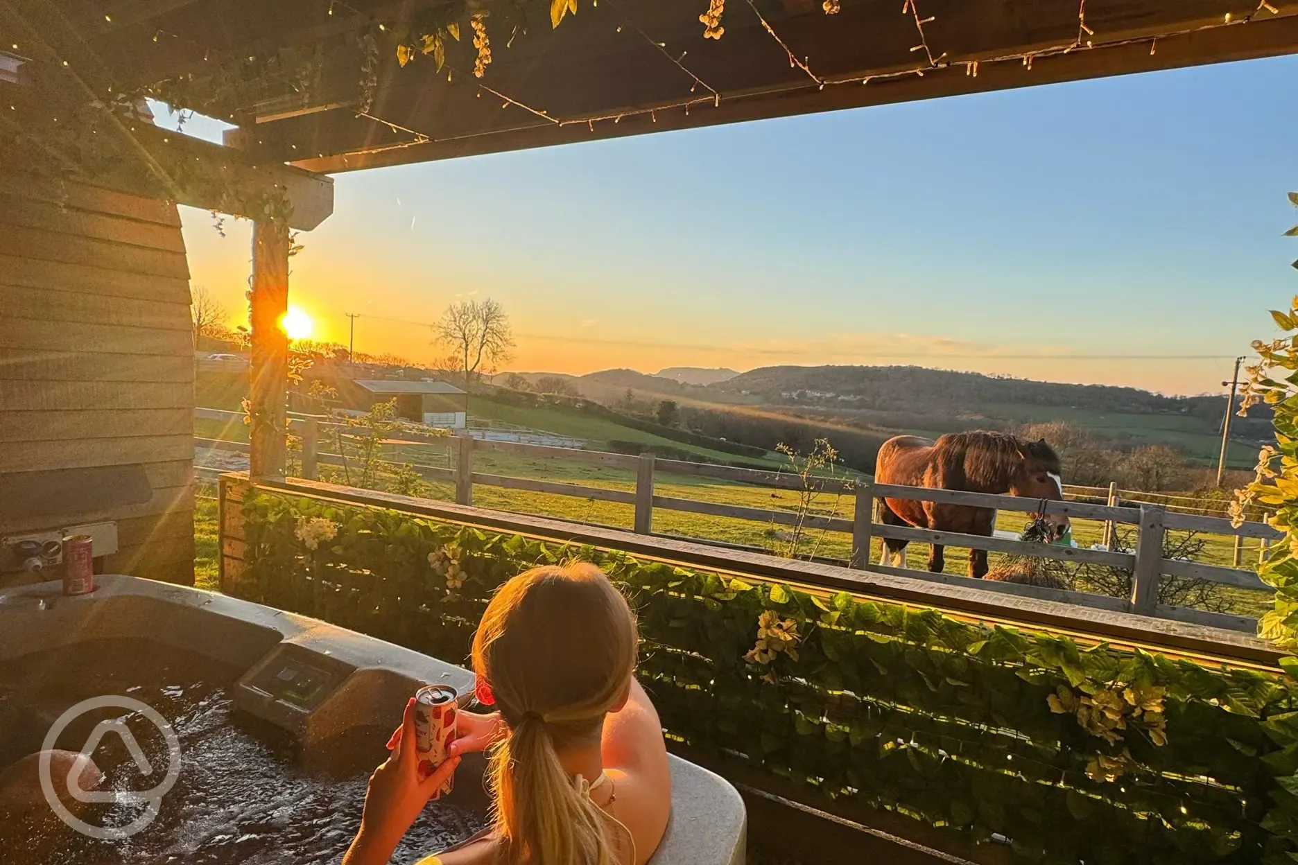 Hot tub view