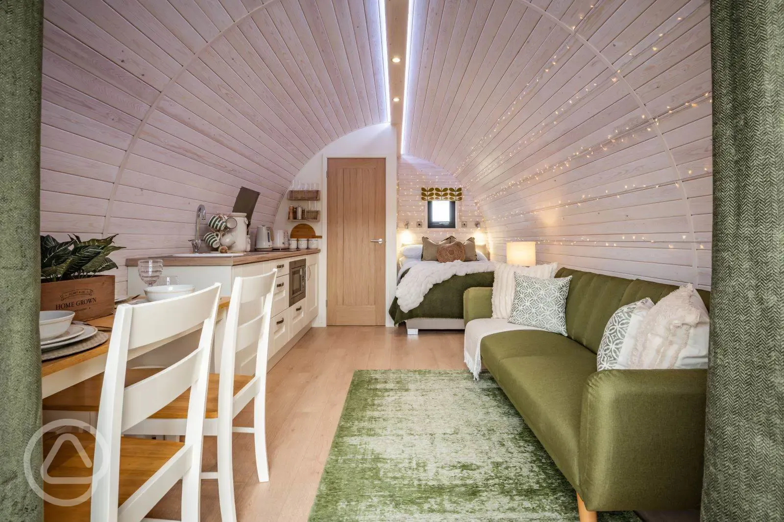 Glamping pod Interior