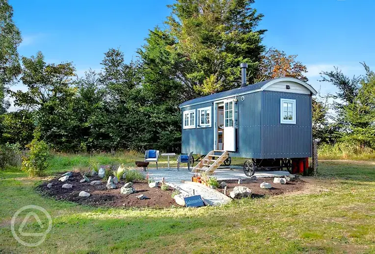 Saltmarsh shepherd's hut