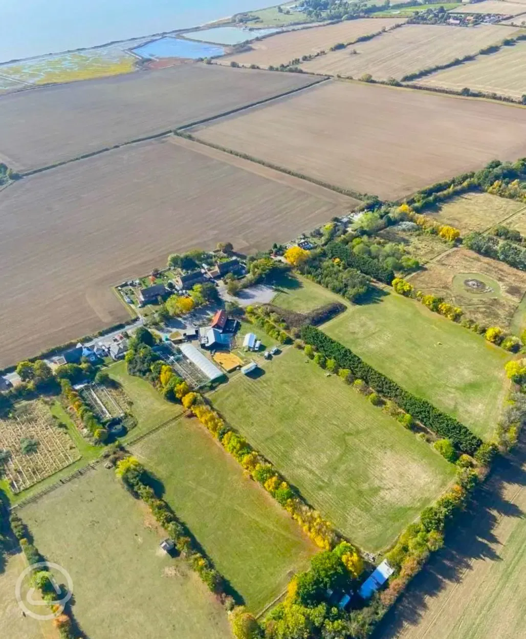 Aerial of the site