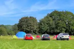 Non electric grass tent pitches