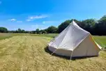 Unfurnished bell tent