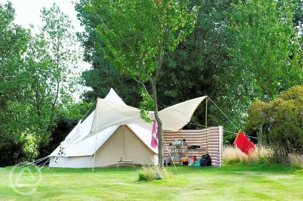 Space for bell tent 