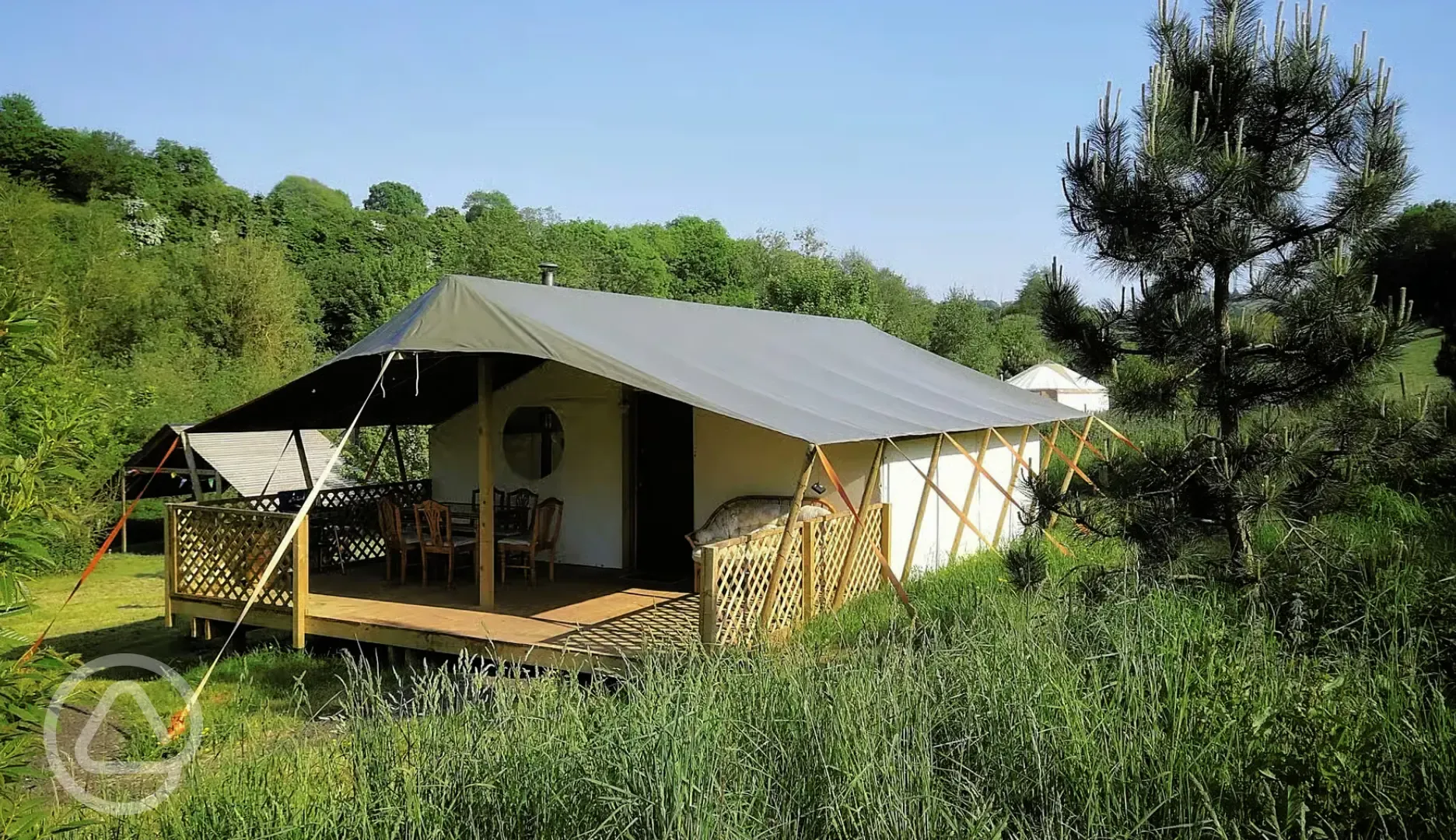 Safari tent external 