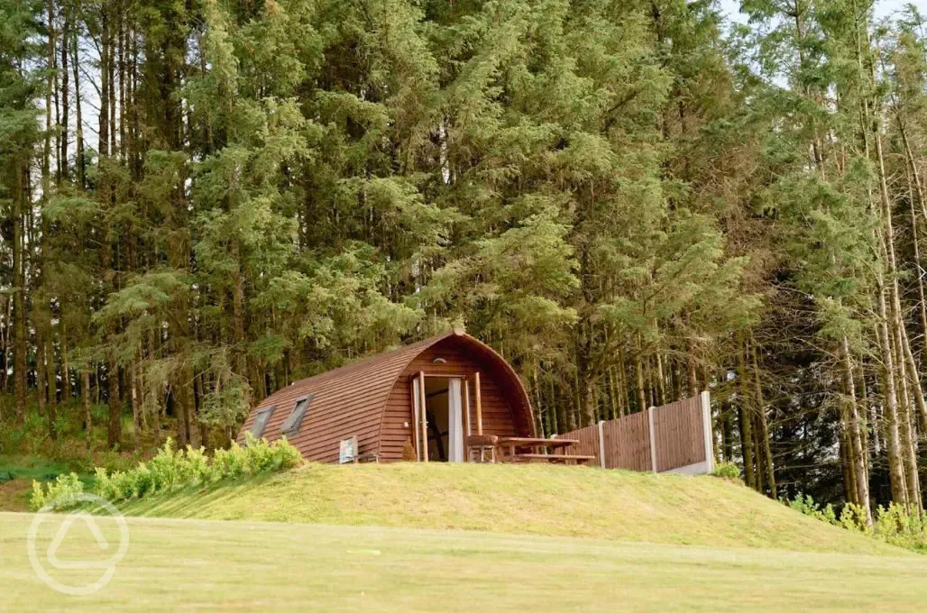 Couples ensuite glamping pod