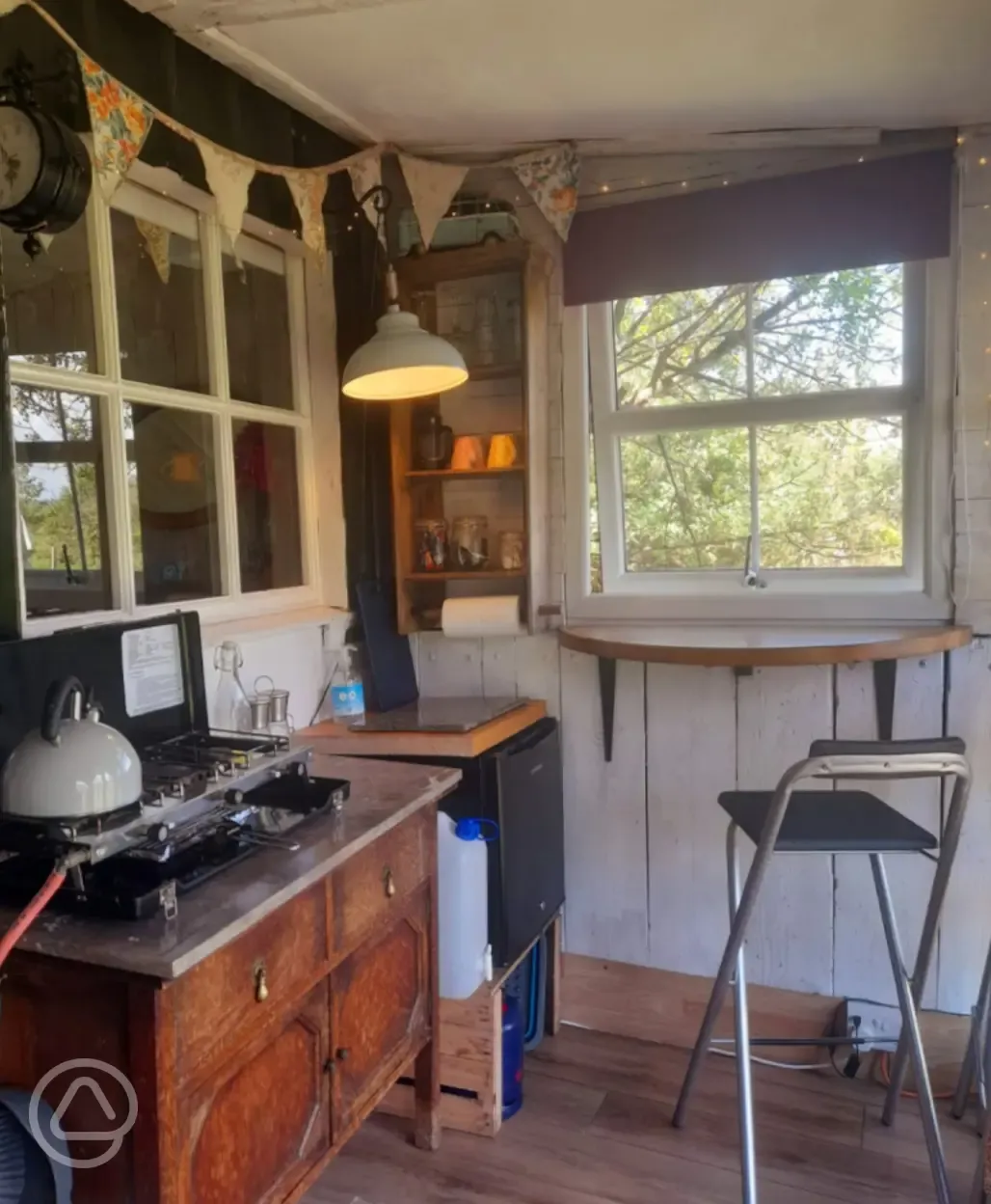 Tiki shack kitchen facilities