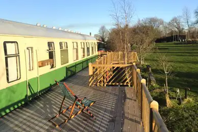 The Glamping Coach at Bodiam Station