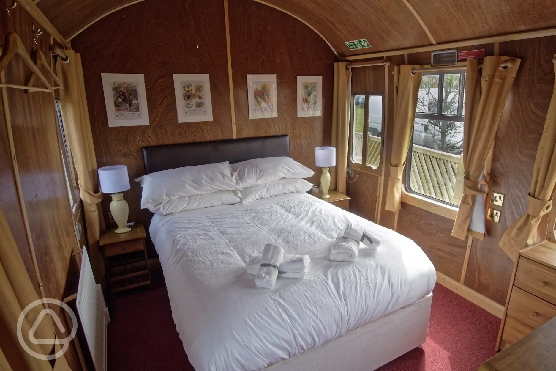 Railway carriage - double bed 