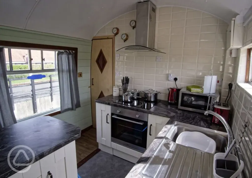 Railway carriage - kitchen 