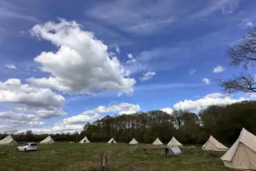 Camping meadow