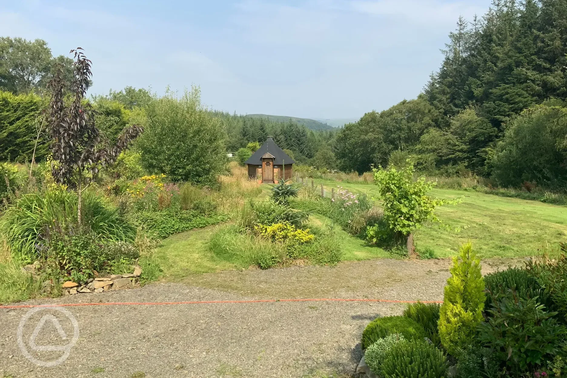 Communal BBQ hut