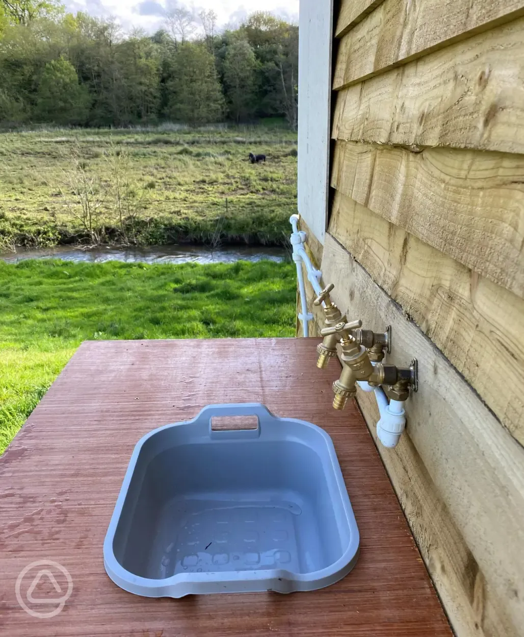 Washing up area