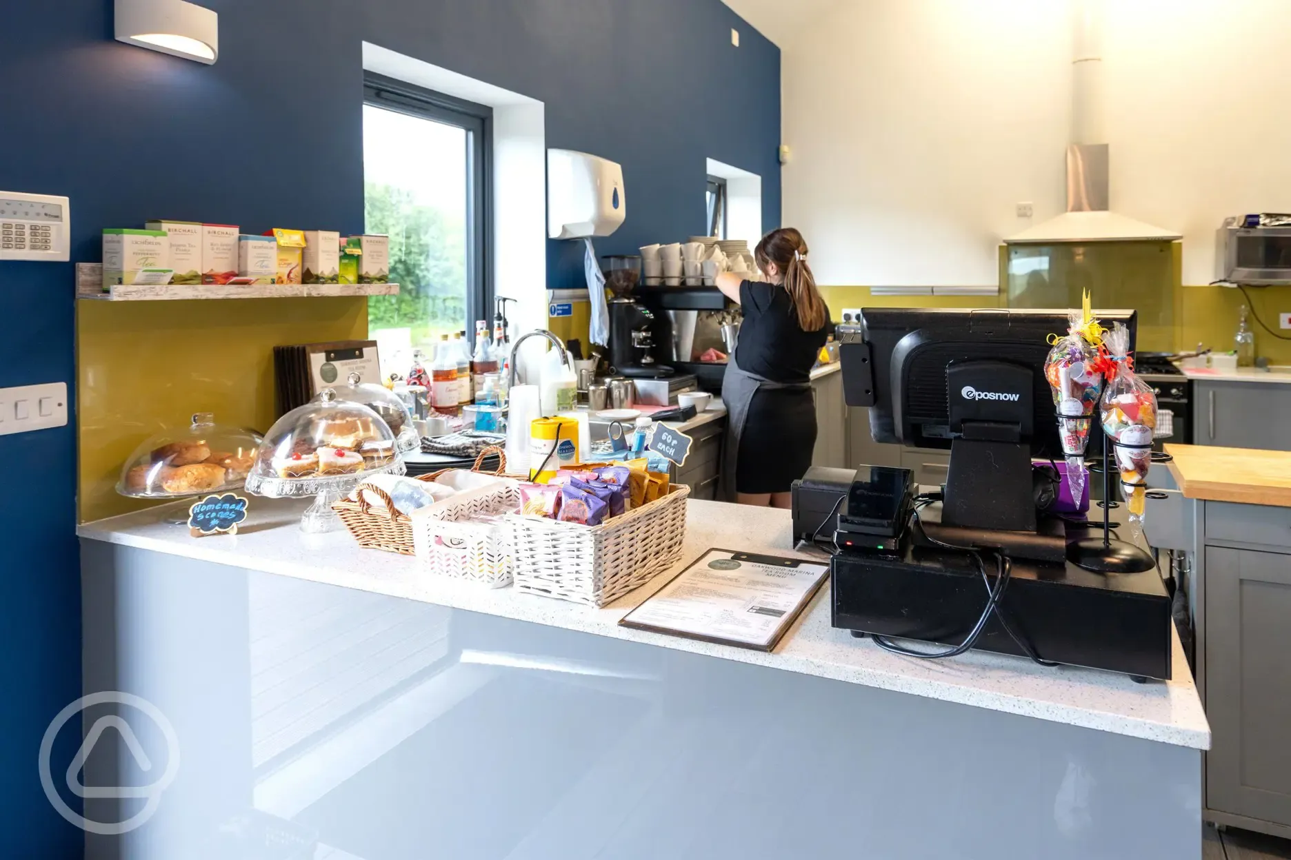 Oakwood Marina's tearoom interior