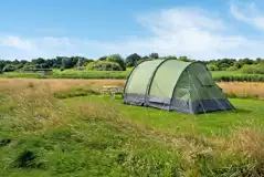 Non electric grass tent pitches