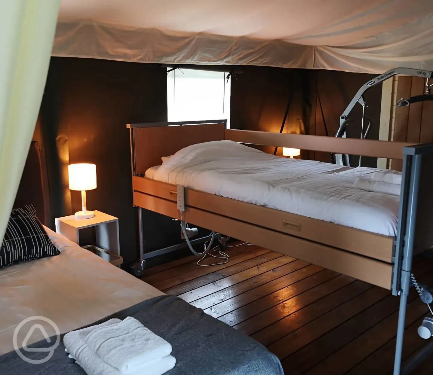 Enfys safari tent superking room