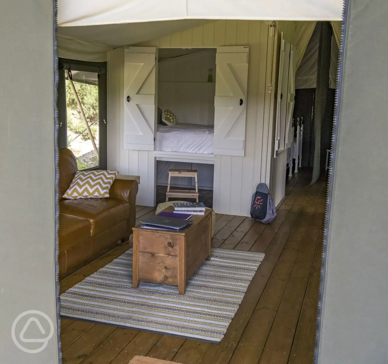 Seren safari tent interior