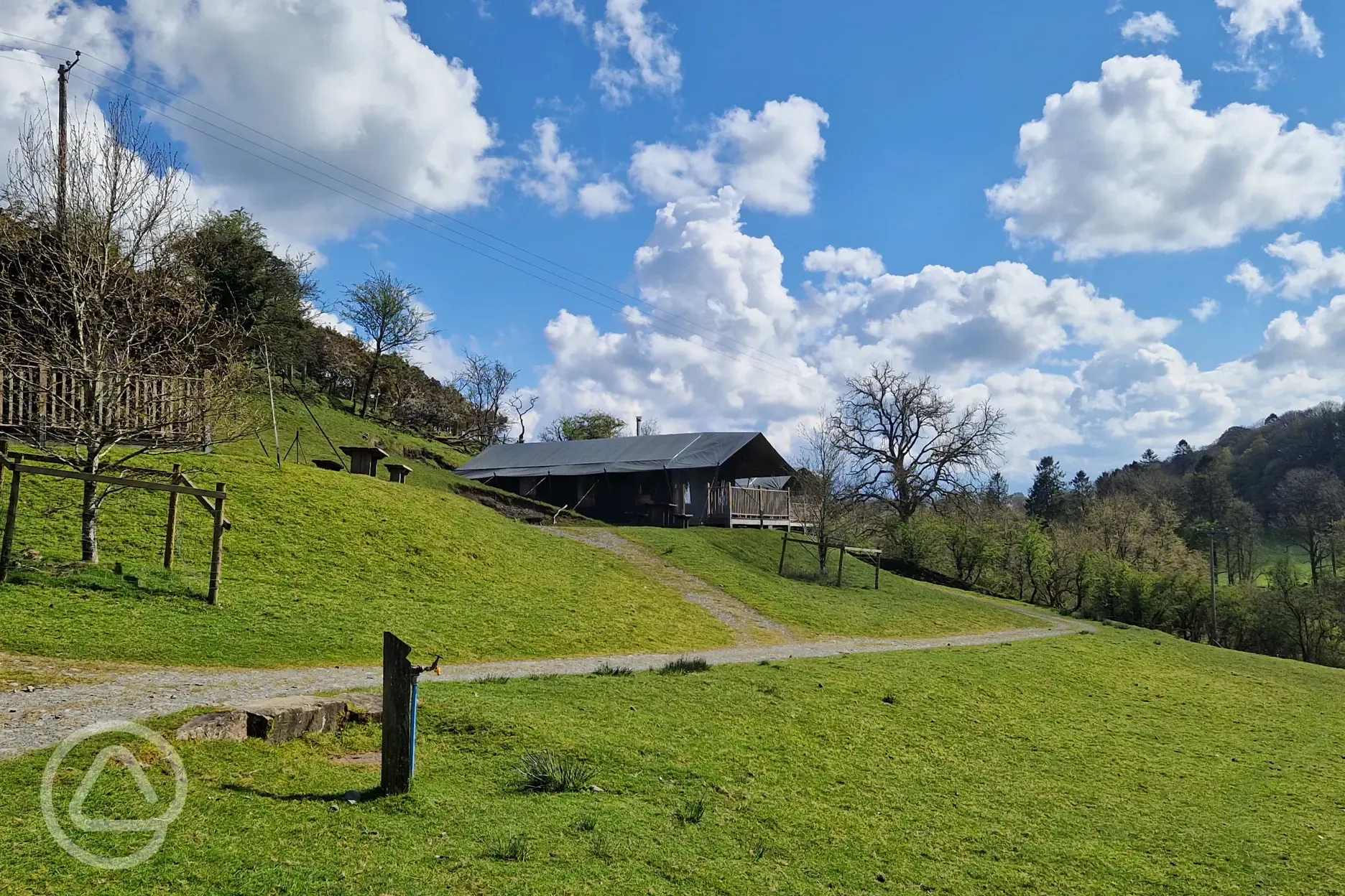 Aderyn and Afon safari tents