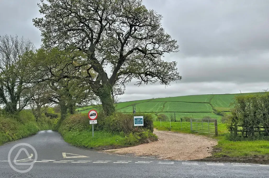 Site entrance