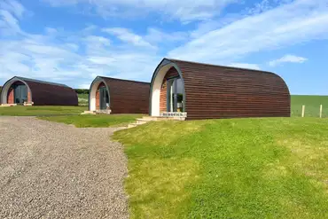 Ensuite glamping pods exterior 