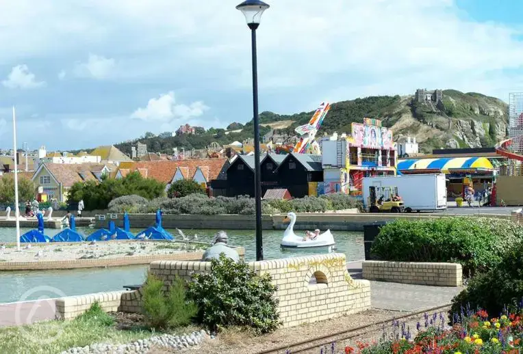 Nearby seafront