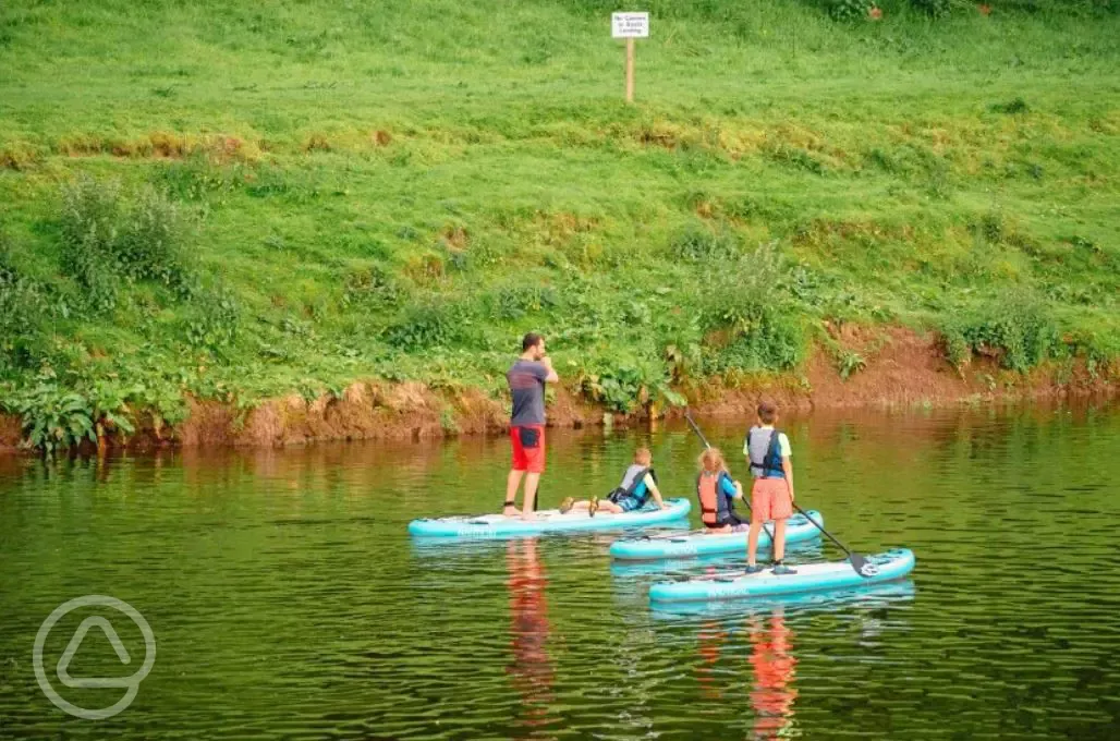 Paddleboarding on the River Wye