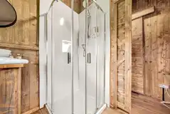 Safari tent shower Safari tent shower