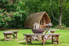 Conker pod and communal seating