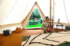 Bell tent interior