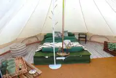 Bell tent interior