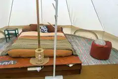 Bell tent interior