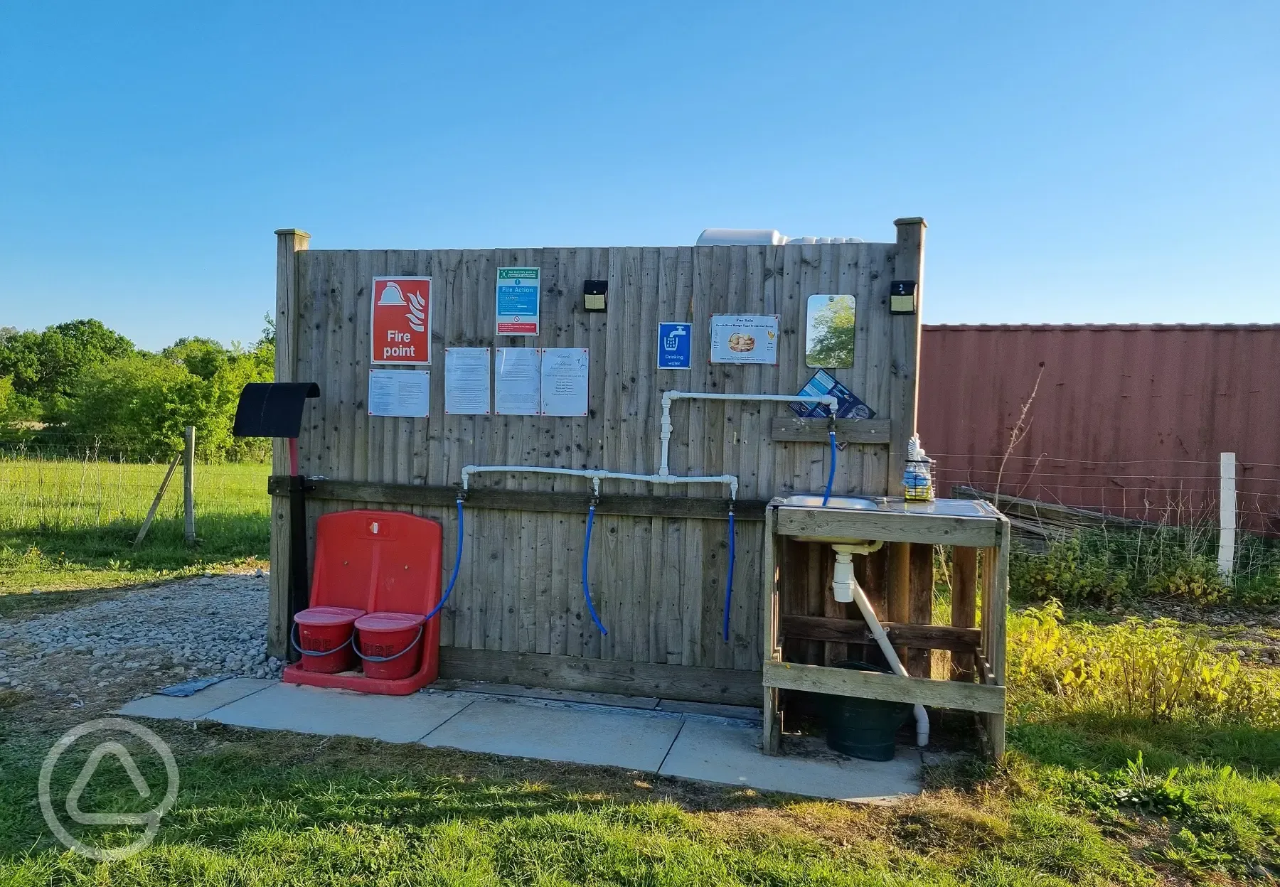 Washing up facilities