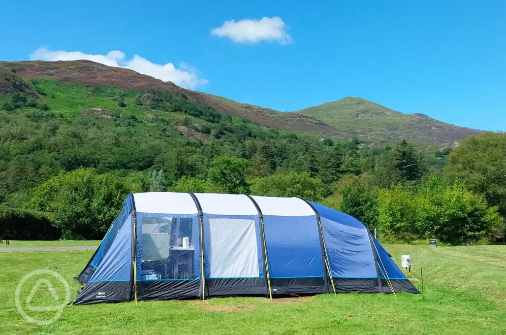 Electric grass tent and campervan pitches