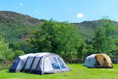 Large tents on the electric grass pitches (10m x 6m)