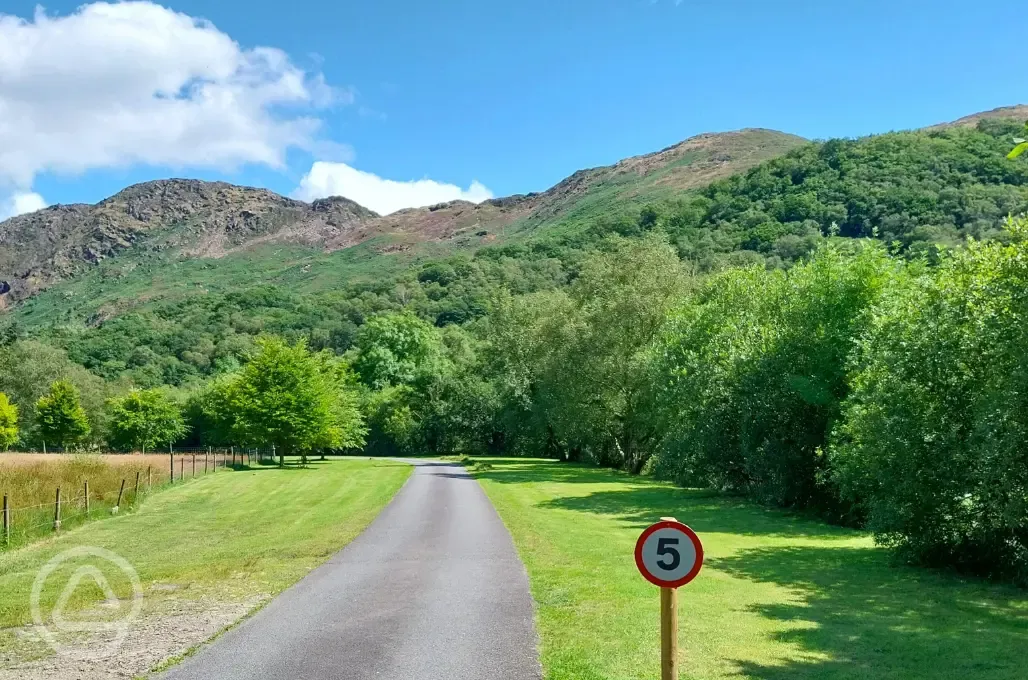 Site entrance