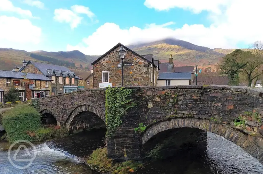 Beddgelert Village - ten minute walk away