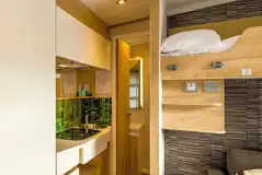 Glamping pod interior