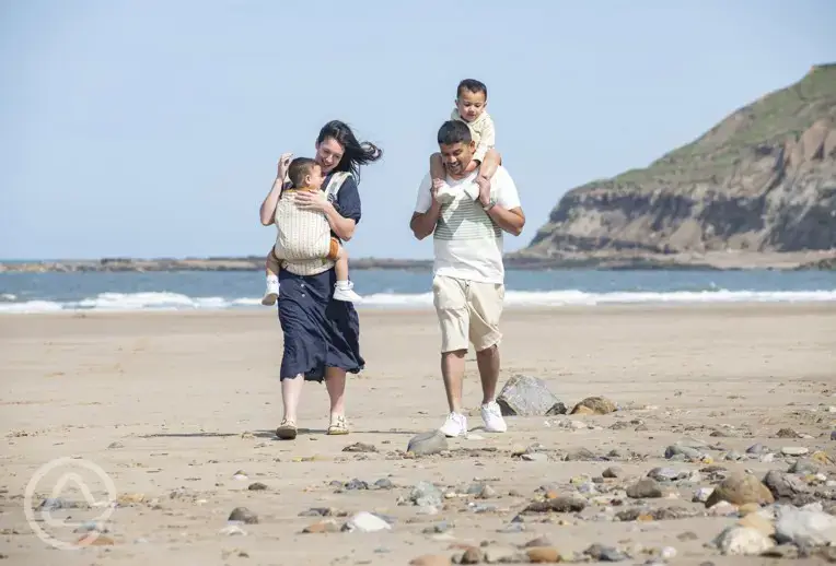 Cayton Bay - a five minute drive away