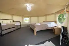 Yurt interior