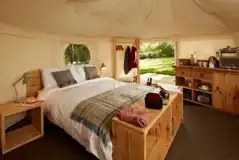 Yurt interior