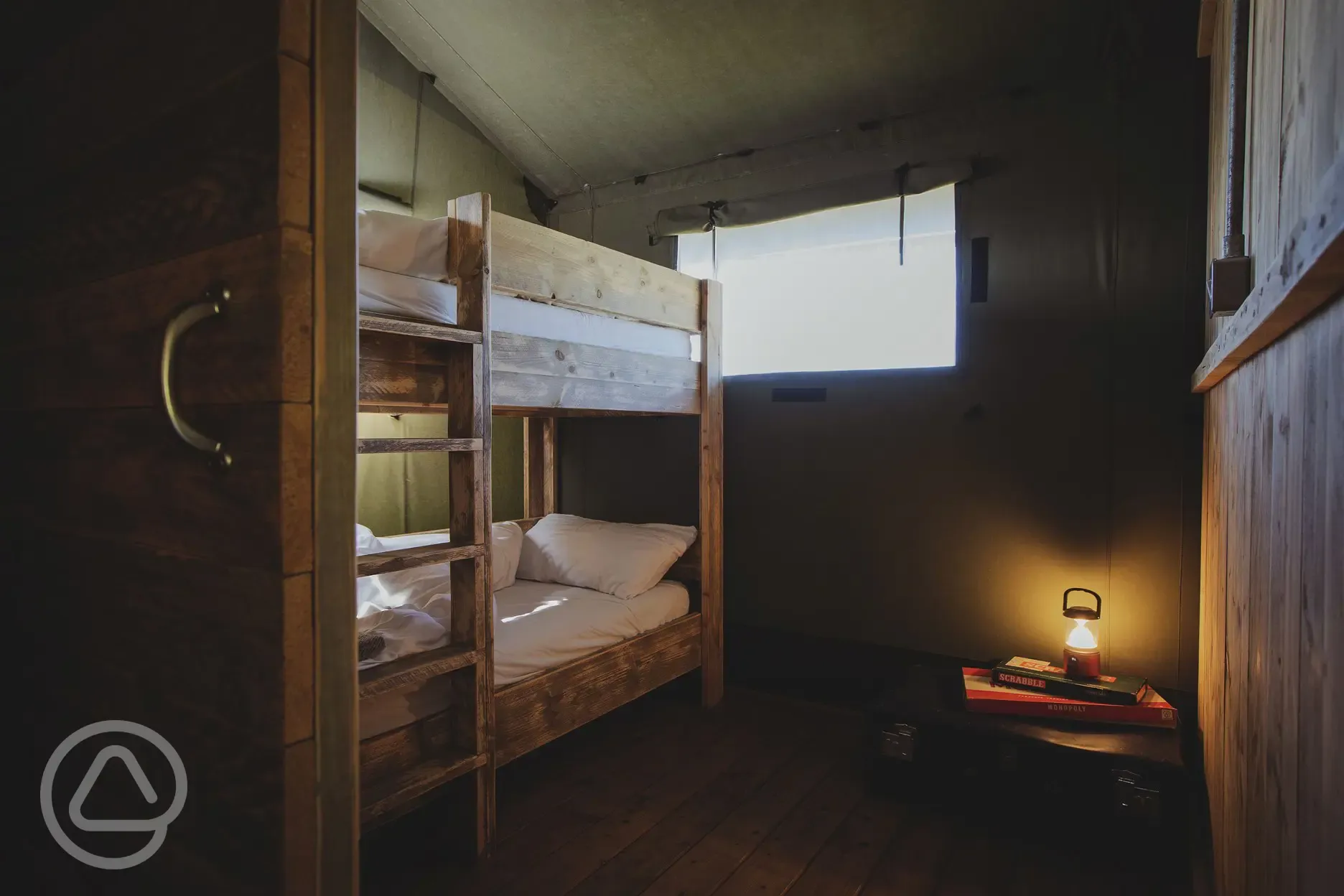 Safari lodge bunk room