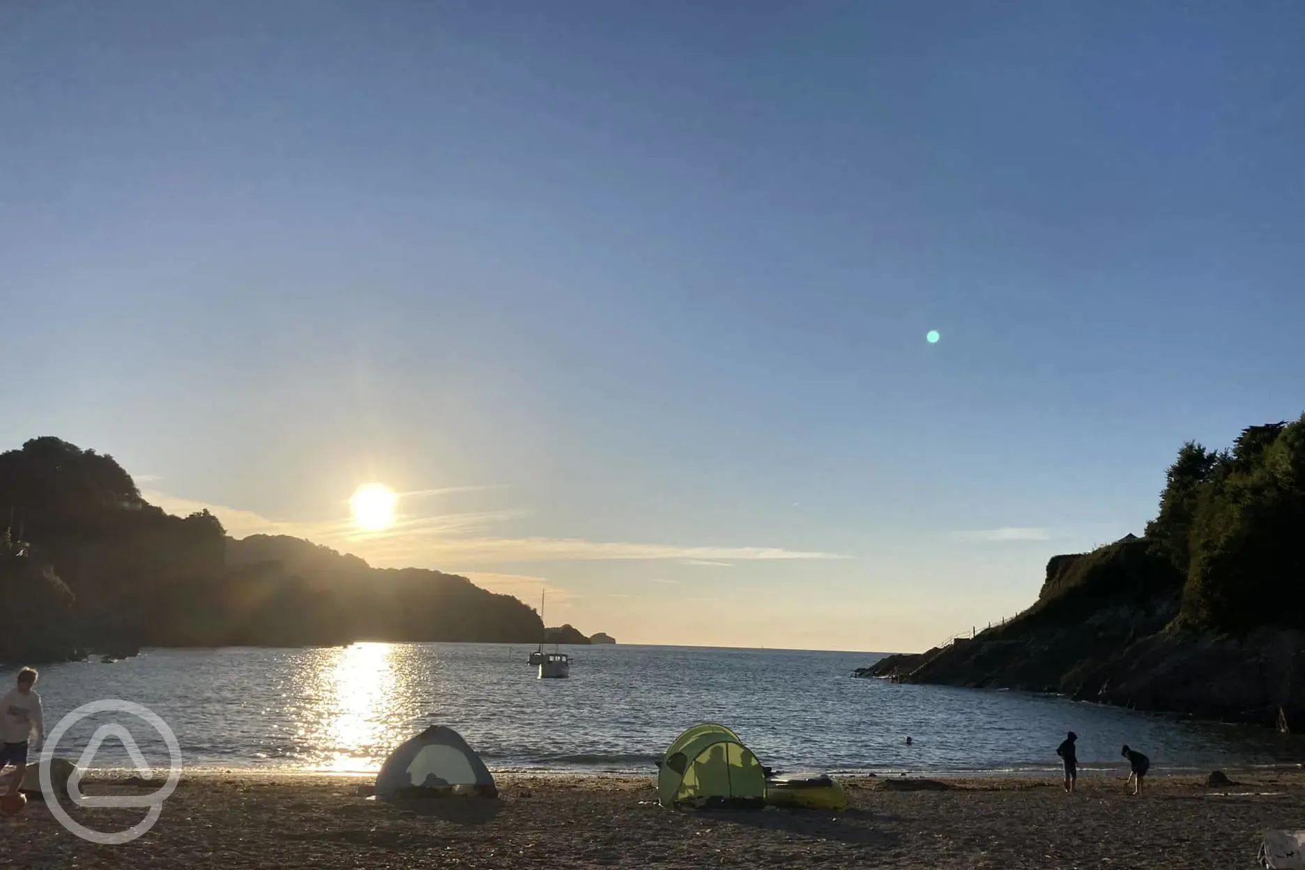 Coombe Martin Bay (ten minutes from the site)