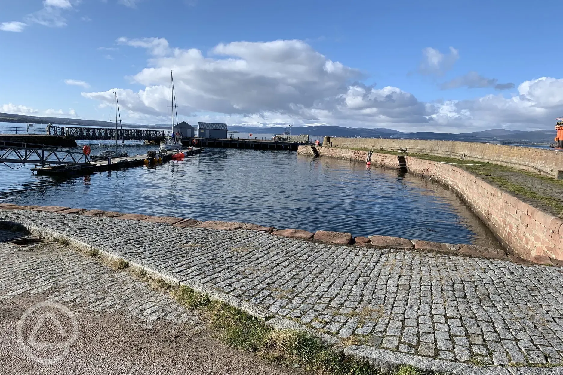 Cromarty small boats harbour, a historic but working facility.