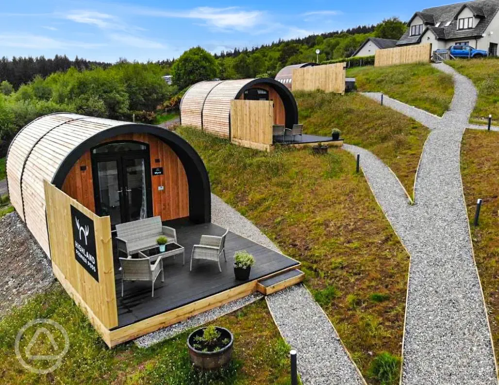 Glamping pods