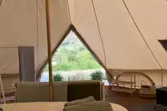 Bell tent interior